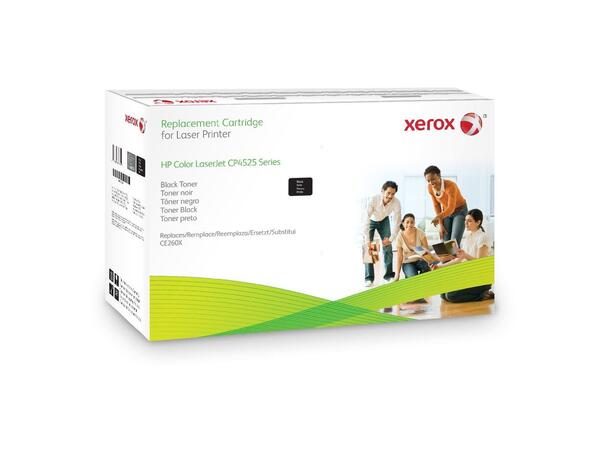 Xerox HP toner CE260X sort 17.000 sider til HP CM4540 
